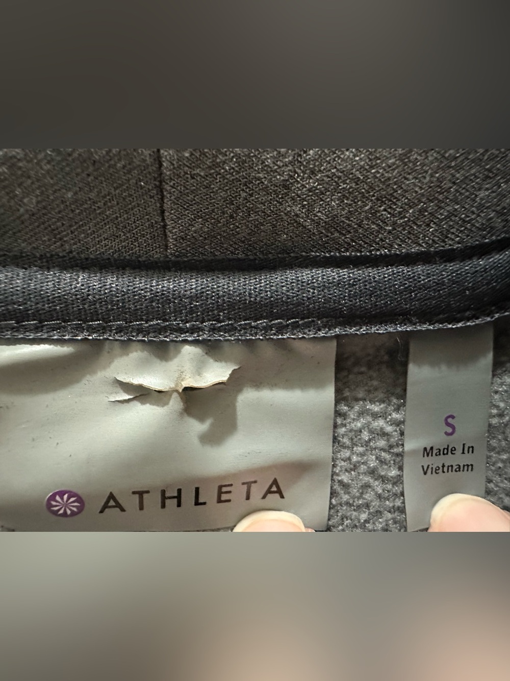 Athleta SoftTech Cya Wool Blend
Grey Jacket Size Small - Picture 5 of 13